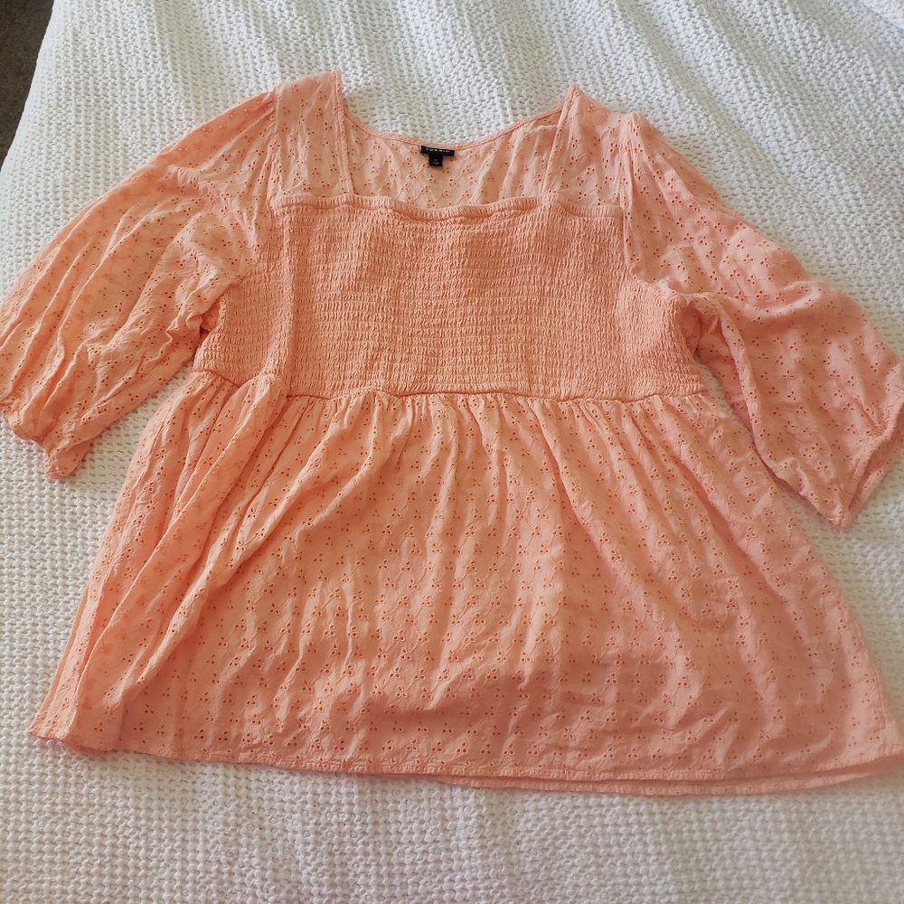 Torrid smocked empire waist top